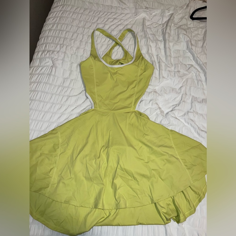 Green exercise dress
